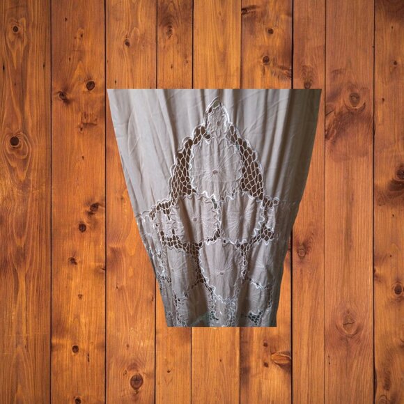 Tiare Hawaii Women's OS Open Front Lacy Duster Cardigan Cover Up Boho Crochet - Picture 8 of 9